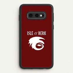 Isle Of Berk  - How To Train Your Dragon Phone Case for Galaxy S10e