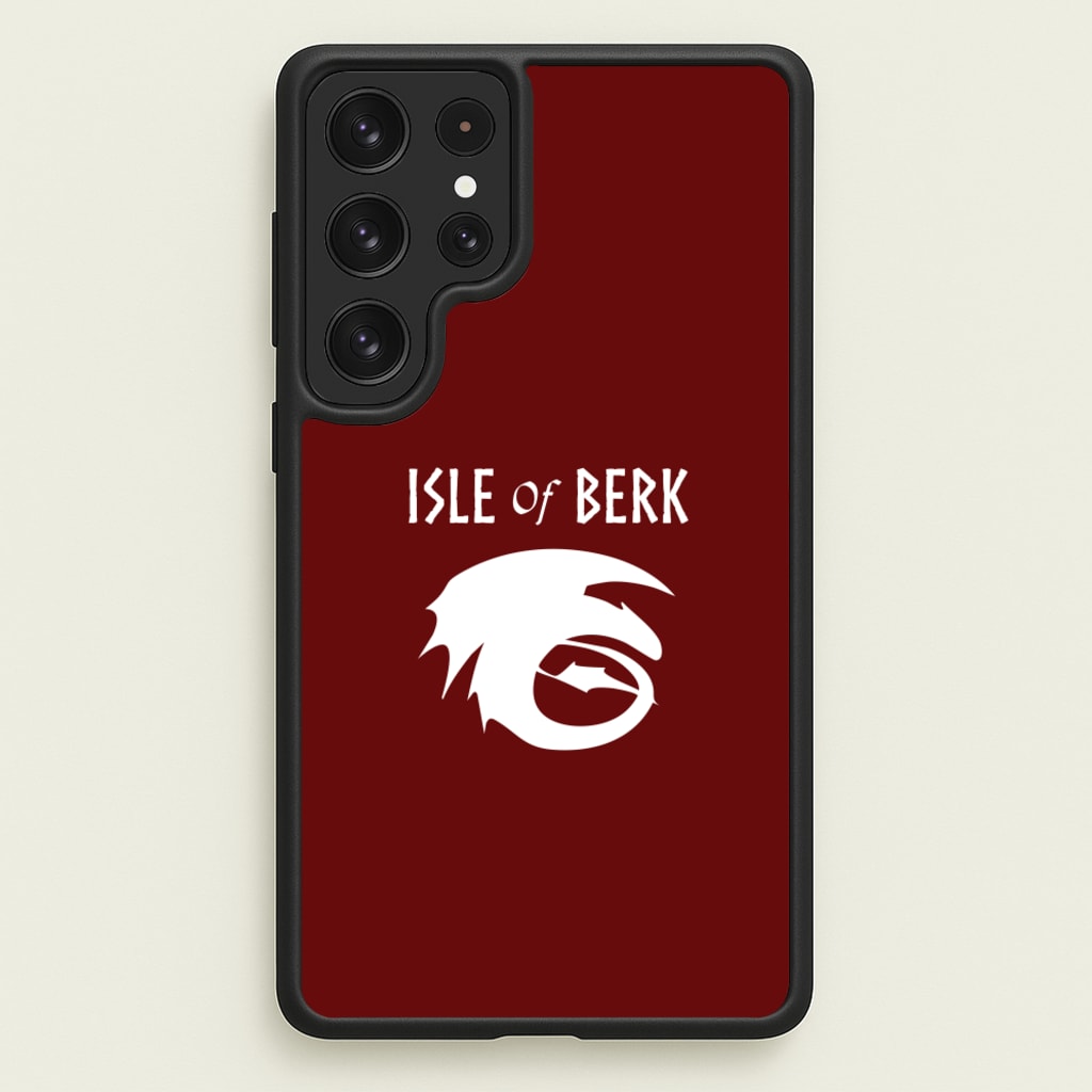 Isle Of Berk  - How To Train Your Dragon Phone Case for Galaxy S22 Ultra