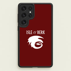 Isle Of Berk  - How To Train Your Dragon Phone Case for Galaxy S22 Ultra
