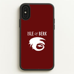 Isle Of Berk  - How To Train Your Dragon Phone Case for iPhone XS Max