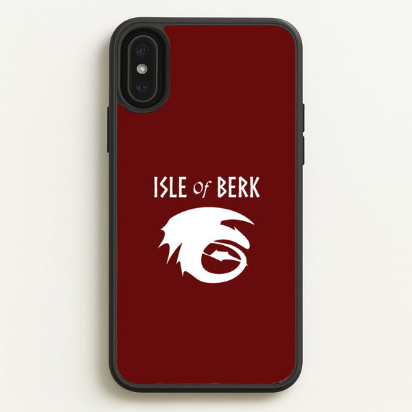 Isle Of Berk  - How To Train Your Dragon Phone Case for iPhone XS Max