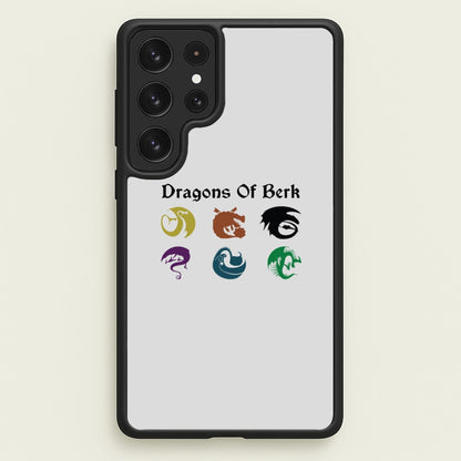 Dragons Of Berk  - How To Train Your Dragon Phone Case for Galaxy S22 Ultra