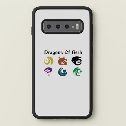 Dragons Of Berk  - How To Train Your Dragon Phone Case for Galaxy S10