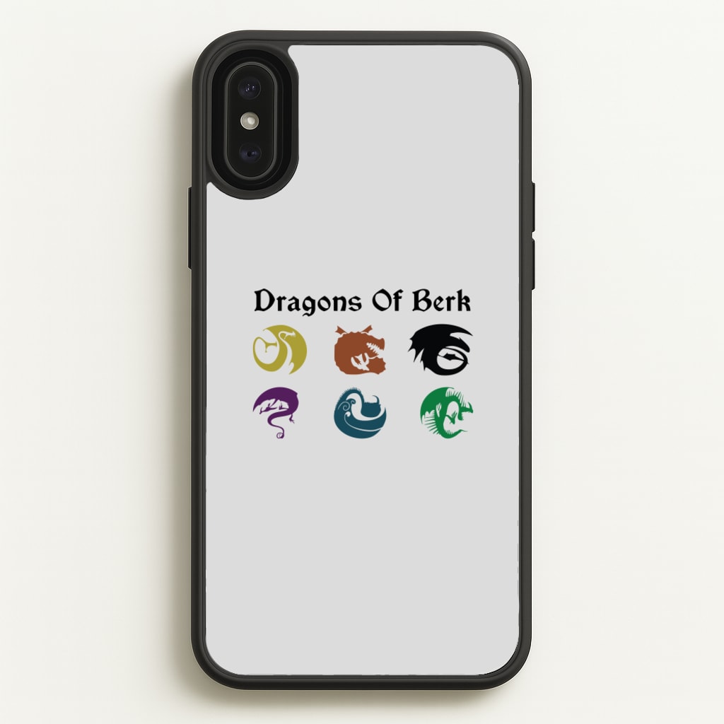 Dragons Of Berk  - How To Train Your Dragon Phone Case for iPhone XS Max