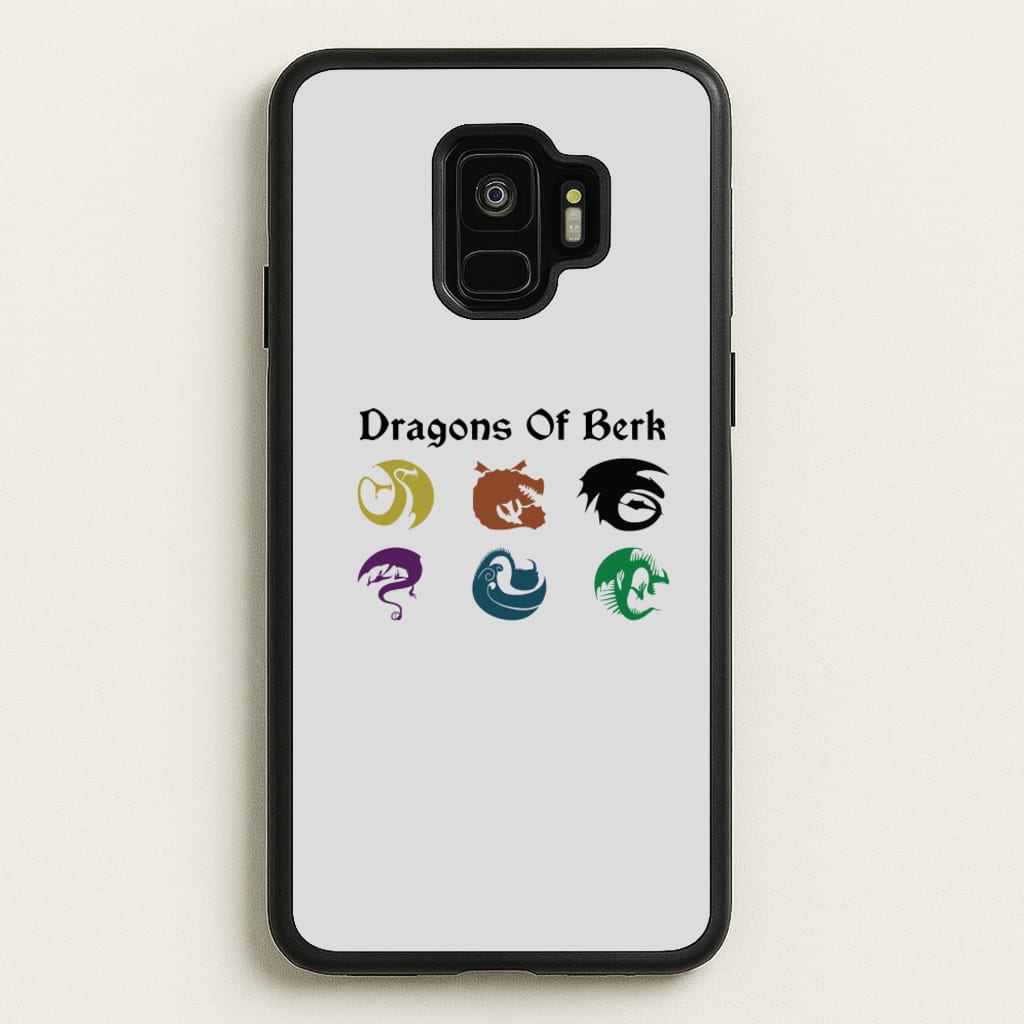Dragons Of Berk  - How To Train Your Dragon Phone Case for Galaxy S9