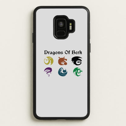 Dragons Of Berk  - How To Train Your Dragon Phone Case for Galaxy S9