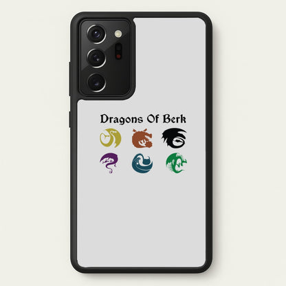 Dragons Of Berk  - How To Train Your Dragon Phone Case for Galaxy Note 20 Ultra