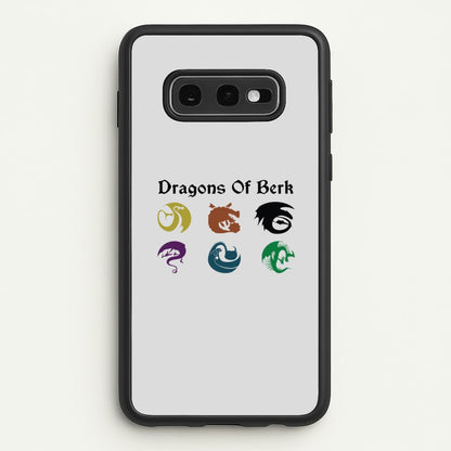 Dragons Of Berk  - How To Train Your Dragon Phone Case for Galaxy S10e