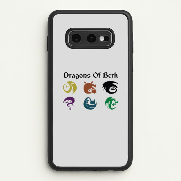 Dragons Of Berk  - How To Train Your Dragon Phone Case for Galaxy S10e