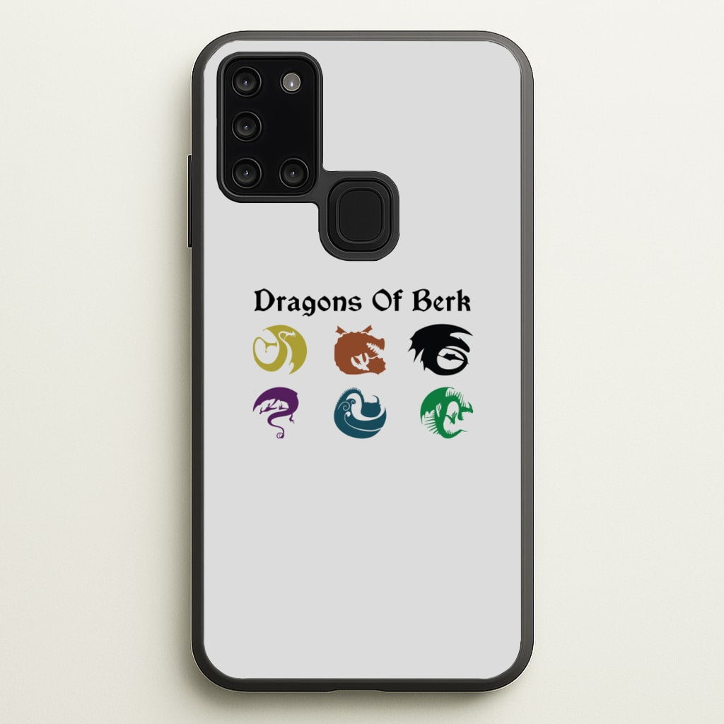 Dragons Of Berk  - How To Train Your Dragon Phone Case for Galaxy A21s