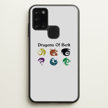 Dragons Of Berk  - How To Train Your Dragon Phone Case for Galaxy A21s