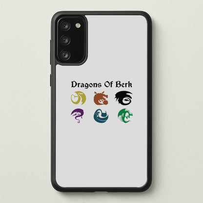 Dragons Of Berk  - How To Train Your Dragon Phone Case for Galaxy S20