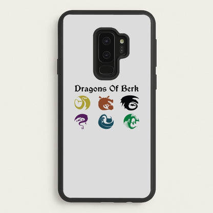 Dragons Of Berk  - How To Train Your Dragon Phone Case for Galaxy S9 Plus