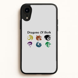Dragons Of Berk  - How To Train Your Dragon Phone Case for iPhone XR