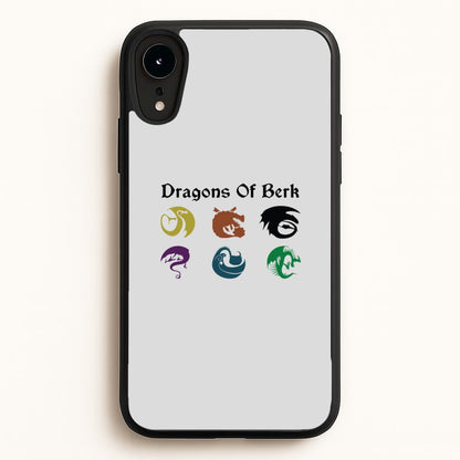 Dragons Of Berk  - How To Train Your Dragon Phone Case for iPhone XR