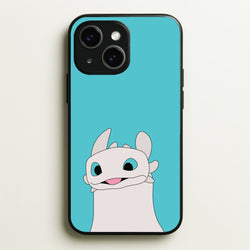 White Fury Dragon  - How To Train Your Dragon Phone Case for iPhone 15 Plus