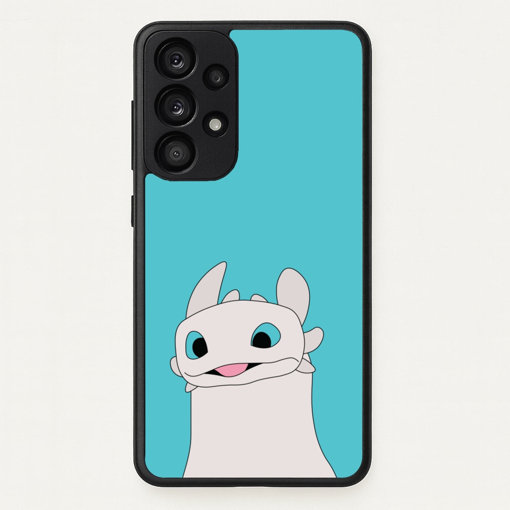 White Fury Dragon  - How To Train Your Dragon Phone Case for Galaxy A53