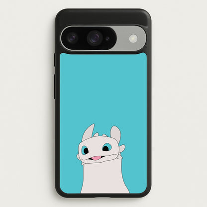 White Fury Dragon Phone Case for Google Pixel 10 / 10 Pro