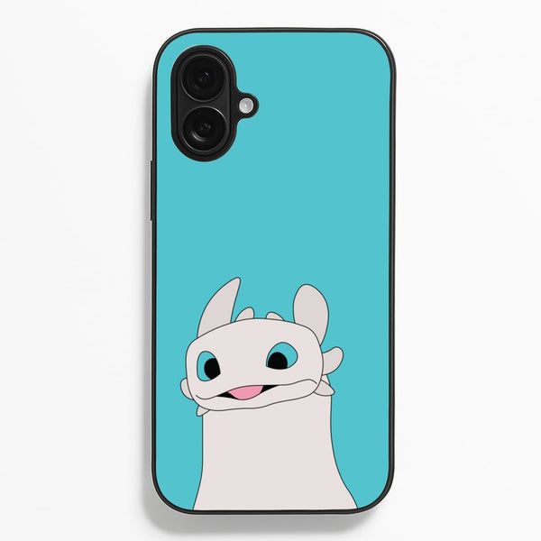 White Fury Dragon Phone Case