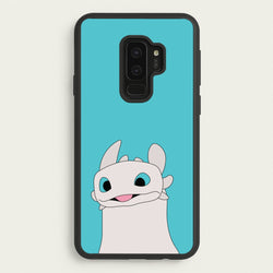 White Fury Dragon  - How To Train Your Dragon Phone Case for Galaxy S9 Plus