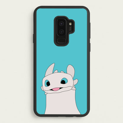 White Fury Dragon  - How To Train Your Dragon Phone Case for Galaxy S9 Plus
