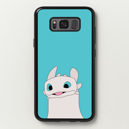 White Fury Dragon  - How To Train Your Dragon Phone Case for Galaxy S8 Plus