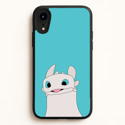 White Fury Dragon  - How To Train Your Dragon Phone Case for iPhone XR
