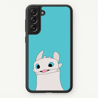 White Fury Dragon  - How To Train Your Dragon Phone Case for Galaxy S21 Plus