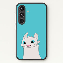 White Fury Dragon  - How To Train Your Dragon Phone Case for Galaxy S25 Plus