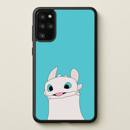 White Fury Dragon  - How To Train Your Dragon Phone Case for Galaxy S20 Plus