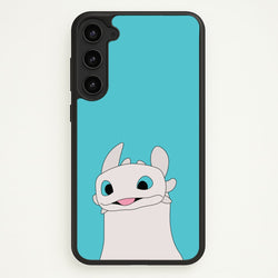 White Fury Dragon  - How To Train Your Dragon Phone Case for Galaxy S23