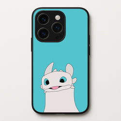 White Fury Dragon  - How To Train Your Dragon Phone Case for iPhone 15 Pro
