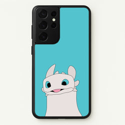 White Fury Dragon  - How To Train Your Dragon Phone Case for Galaxy S21 Ultra