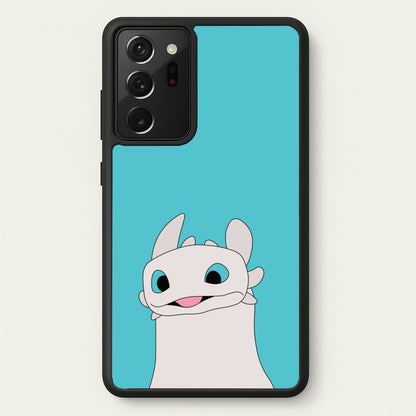 White Fury Dragon  - How To Train Your Dragon Phone Case for Galaxy Note 20 Ultra