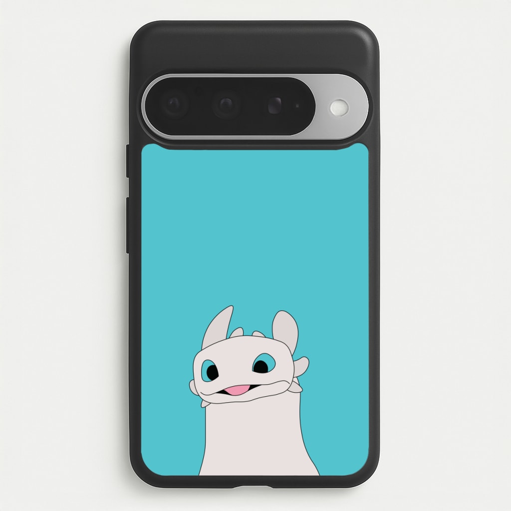 White Fury Dragon Phone Case for Google Pixel 10 Pro XL