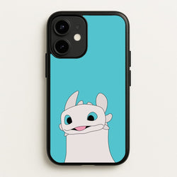 White Fury Dragon  - How To Train Your Dragon Phone Case for iPhone 12 / 12 Pro