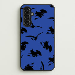 Dragon Silhouettes Pattern  - How To Train Your Dragon Phone Case for Galaxy A16