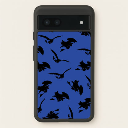 Dragon Silhouettes Pattern  - How To Train Your Dragon Phone Case for Google Pixel 7a