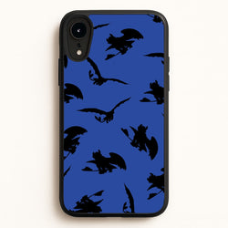 Dragon Silhouettes Pattern  - How To Train Your Dragon Phone Case for iPhone XR