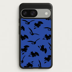 Dragon Silhouettes Pattern  - How To Train Your Dragon Phone Case for Google Pixel 9 / 9 Pro