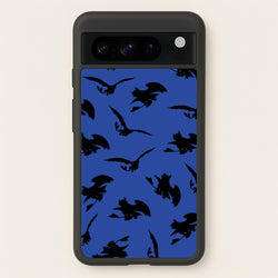 Dragon Silhouettes Pattern  - How To Train Your Dragon Phone Case for Google Pixel 8 Pro
