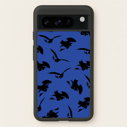 Dragon Silhouettes Pattern  - How To Train Your Dragon Phone Case for Google Pixel 8 Pro