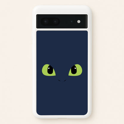 Black Fury Dragon Face  - How To Train Your Dragon Phone Case for Google Pixel 7