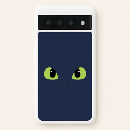 Black Fury Dragon Face  - How To Train Your Dragon Phone Case for Google Pixel 7 Pro