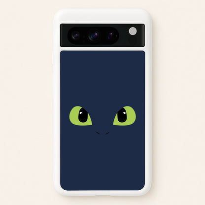 Black Fury Dragon Face  - How To Train Your Dragon Phone Case for Google Pixel 8 Pro