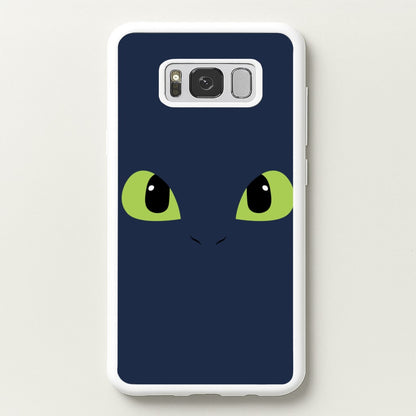 Black Fury Dragon Face  - How To Train Your Dragon Phone Case for Galaxy S8 Plus