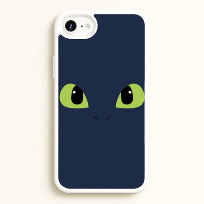 Black Fury Dragon Face  - How To Train Your Dragon Phone Case for iPhone 6 Plus / 7 Plus / 8 Plus