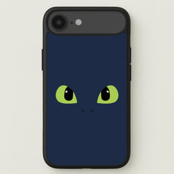 Black Fury Dragon Face Phone Case for iPhone 17 Air
