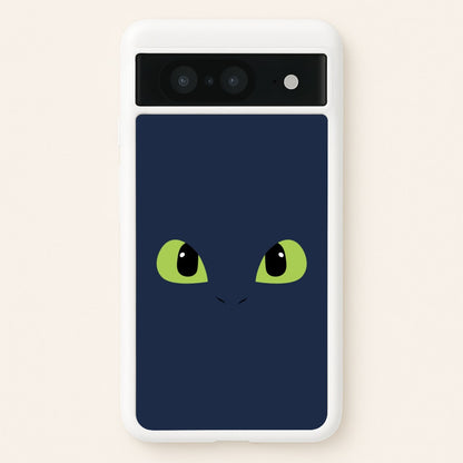 Black Fury Dragon Face  - How To Train Your Dragon Phone Case for Google Pixel 8