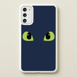 Black Fury Dragon Face  - How To Train Your Dragon Phone Case for Galaxy S20FE